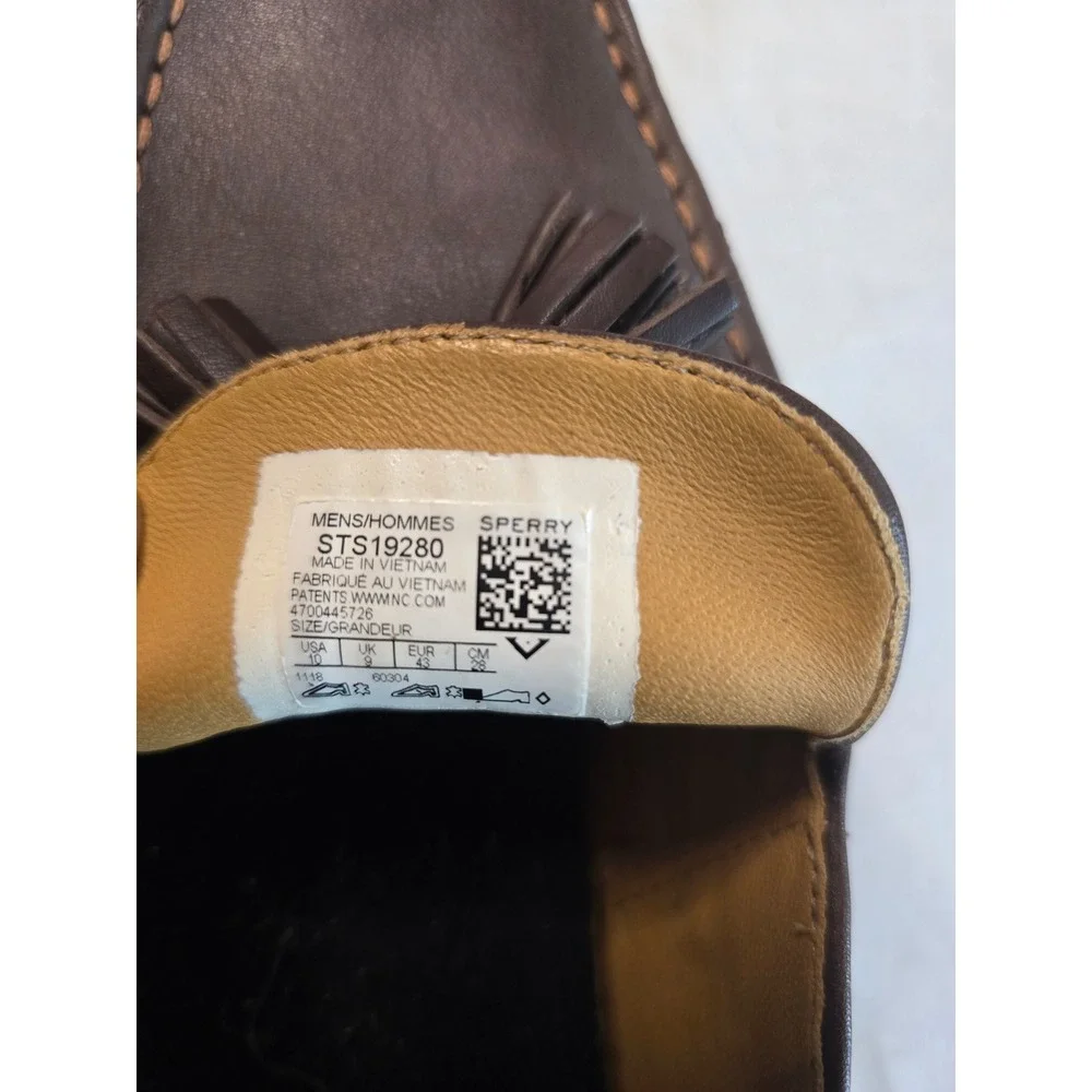 Sperry Top-Sider Mens Gold Cup Exeter Leather Tassel Loafers Shoes Size 10 EUC